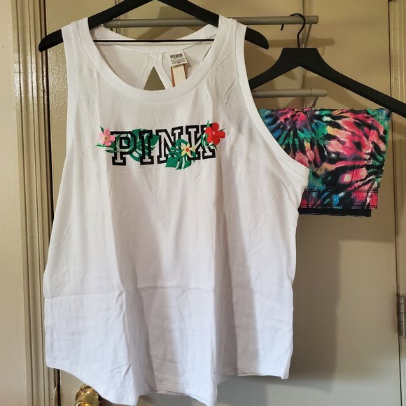Victoria Secret PINK Boxer Tank Top Set - Picture 3 of 14